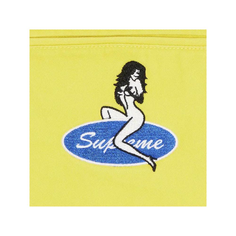 Брюки Supreme Chino Pant 'Lime Yellow' 3
