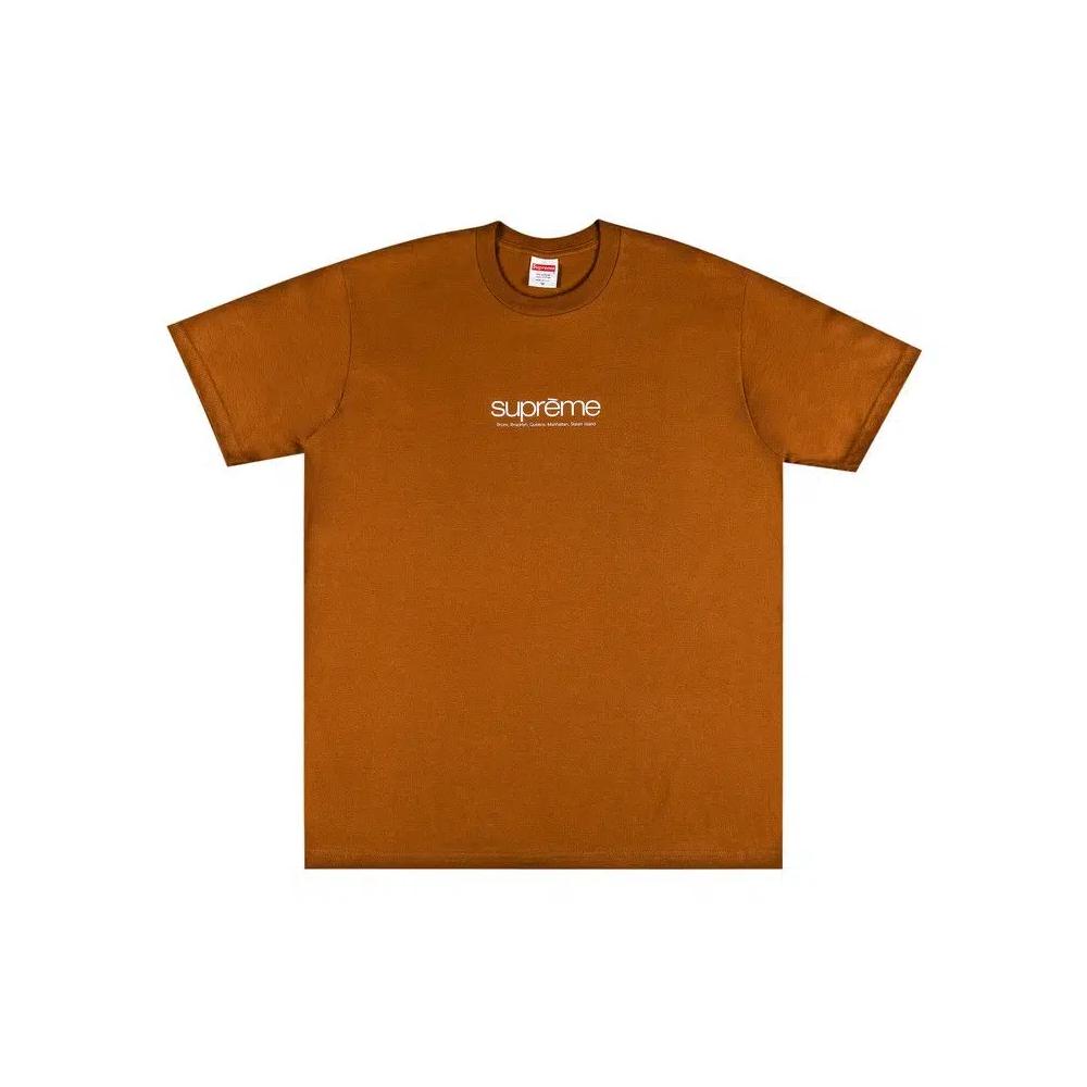Футболки Supreme Five Boroughs Tee 'Коричневый' 1
