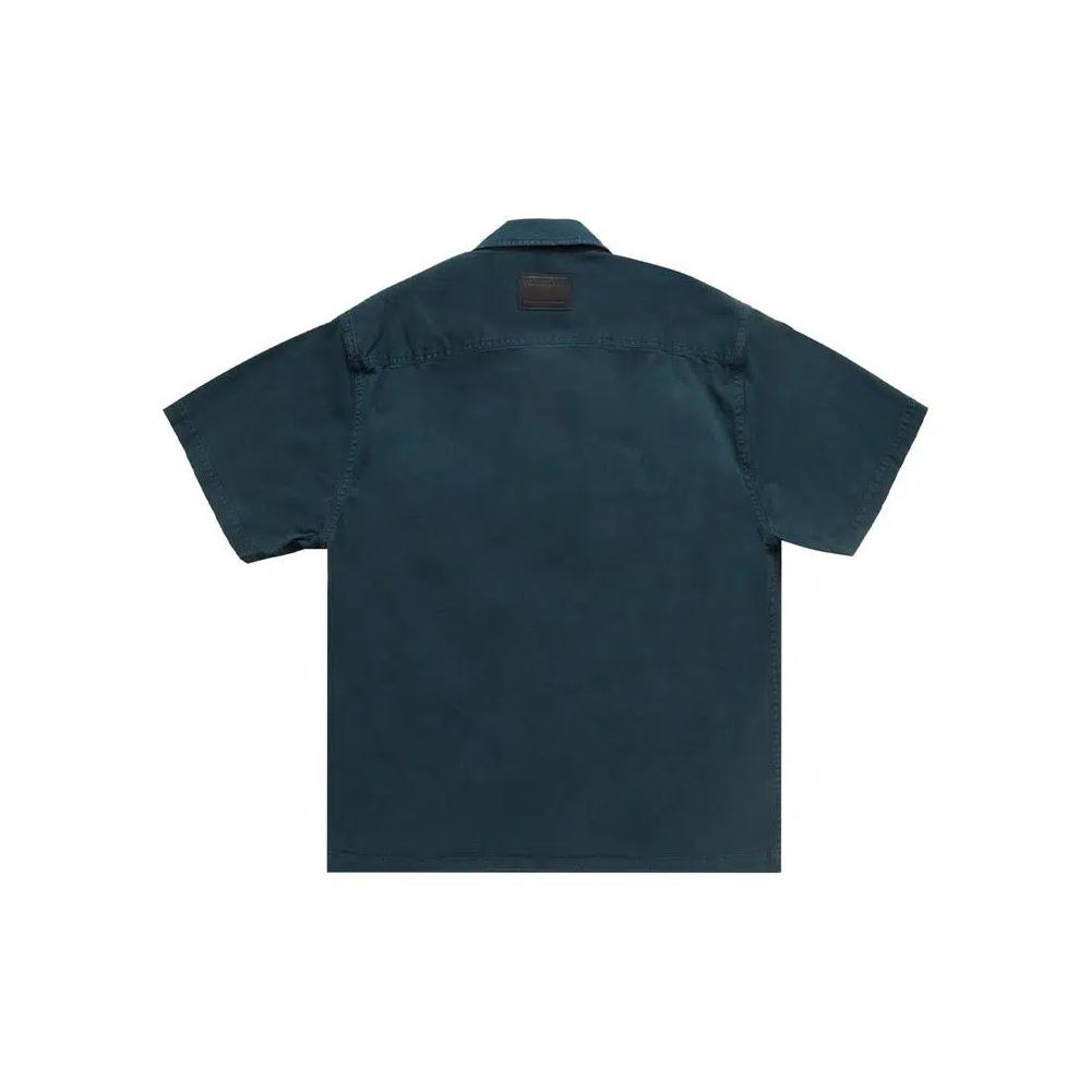 Топы Helmut Lang Short-Sleeve Uniform Shirt 'Pine' 2