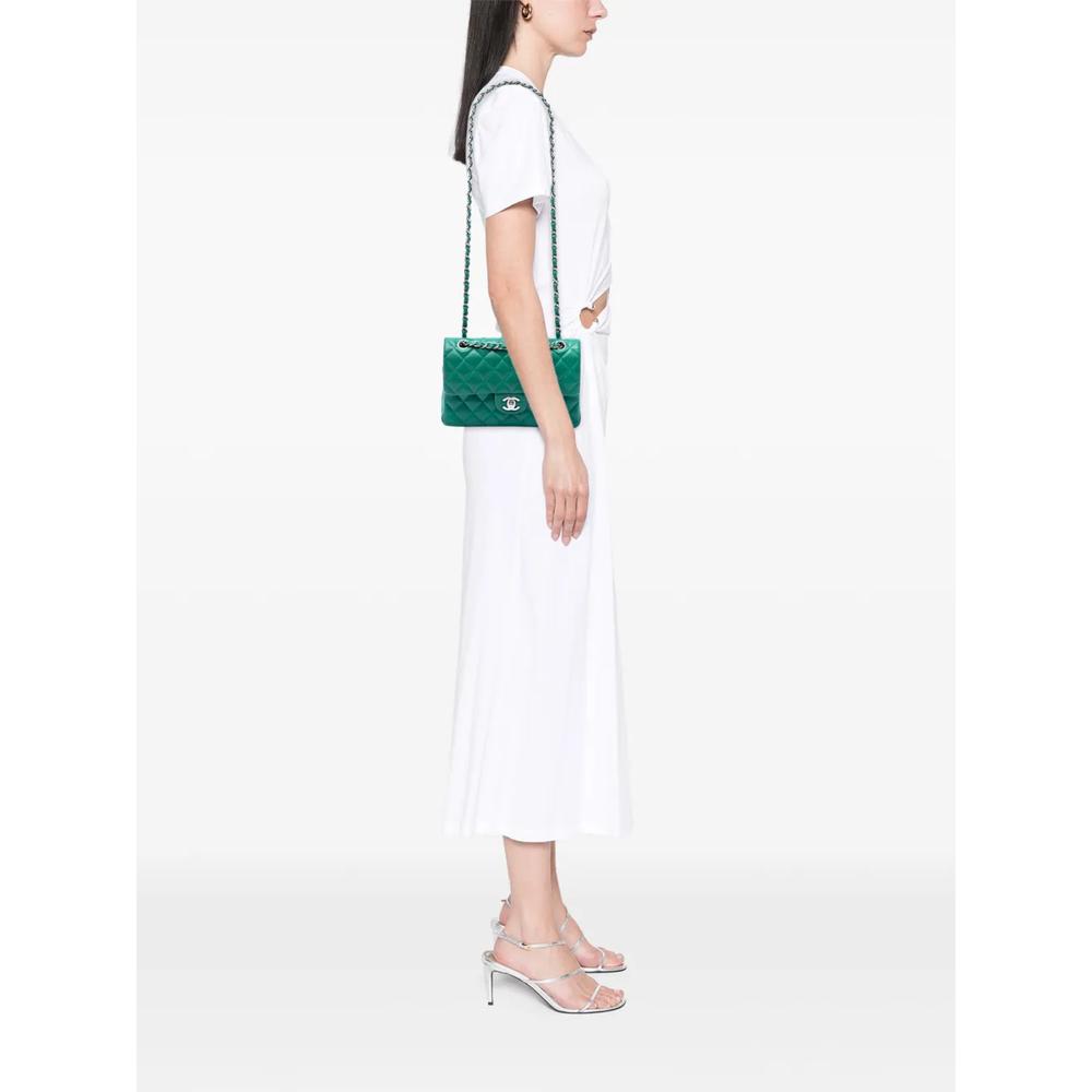 Маленькая сумка на плечо Classic Caviar Double Flap (2020 год) 2