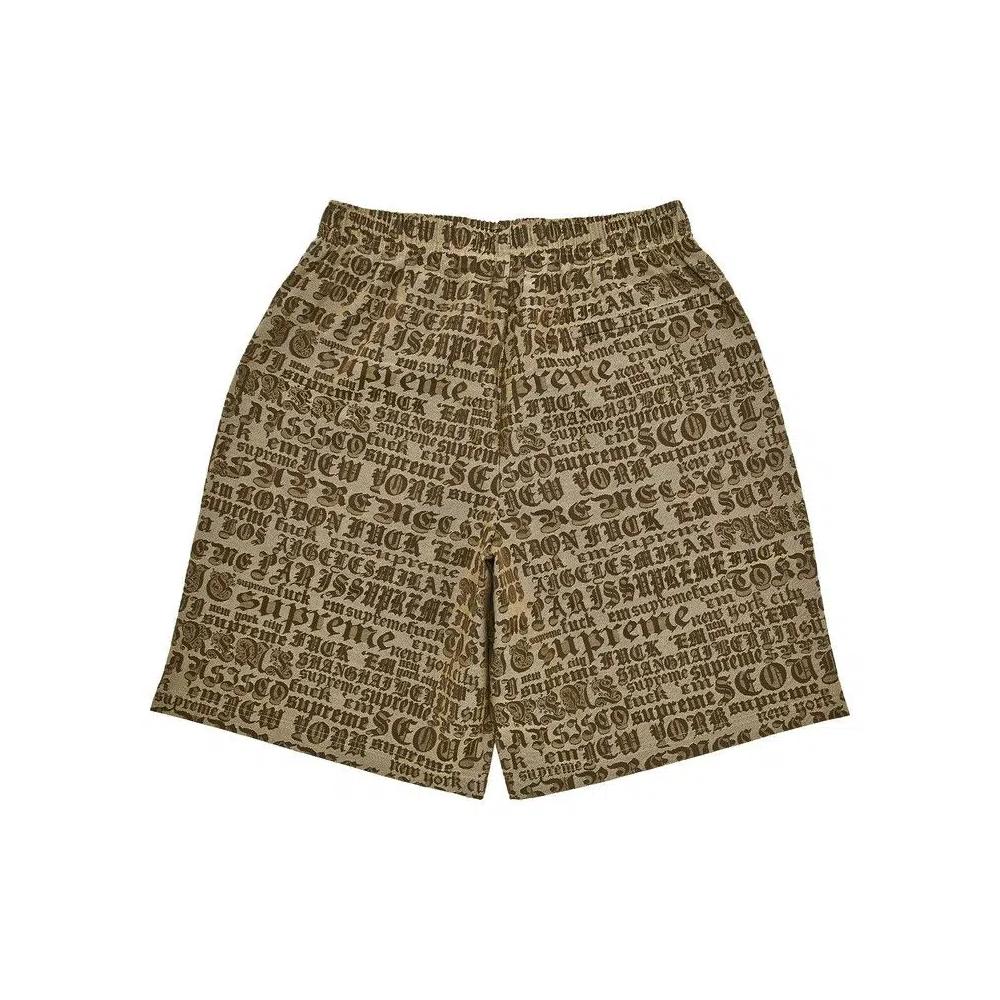 Шорты Supreme Cities Jacquard Short 'Загар' 2