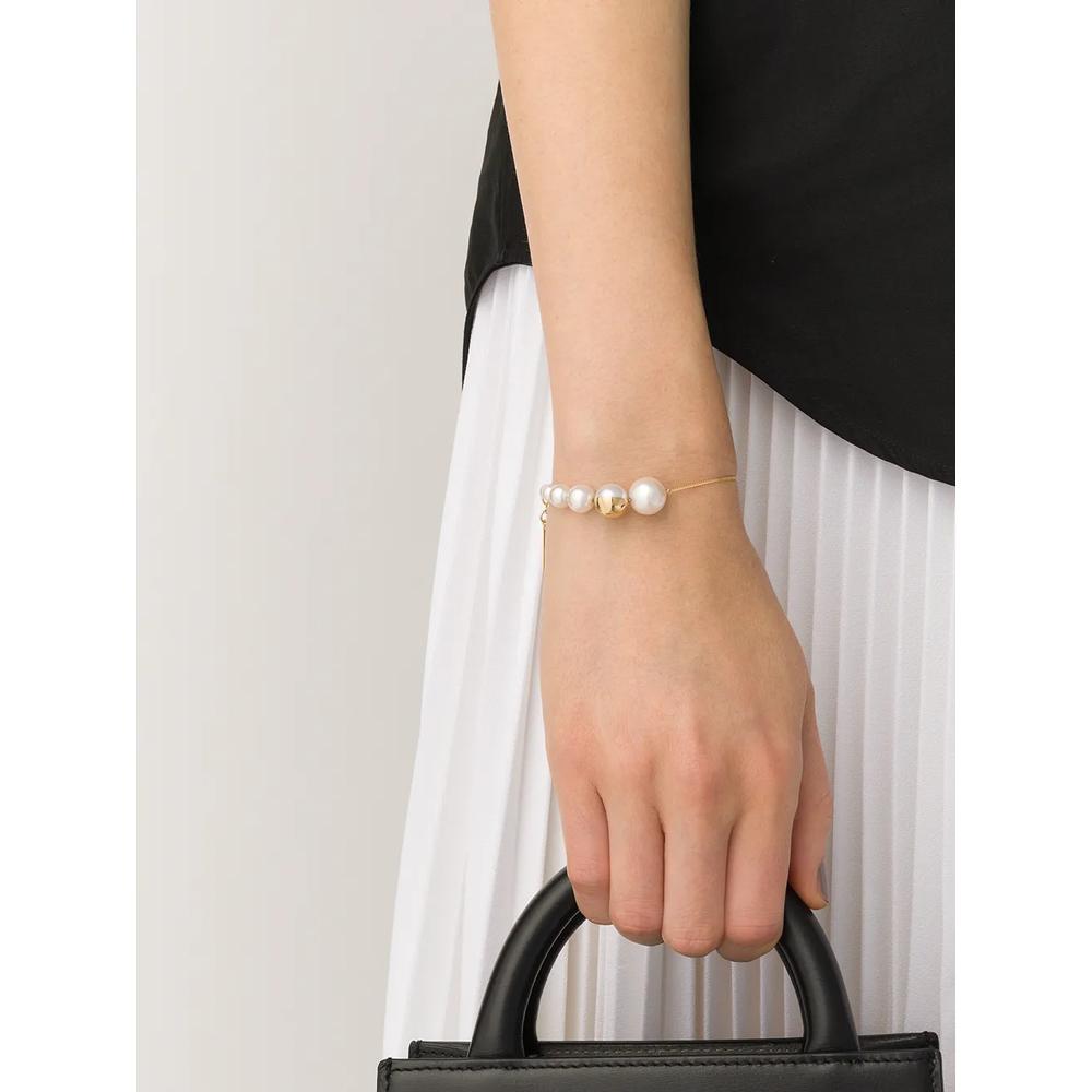 Браслет M/G TASAKI Shell из желтого золота с жемчугом 2