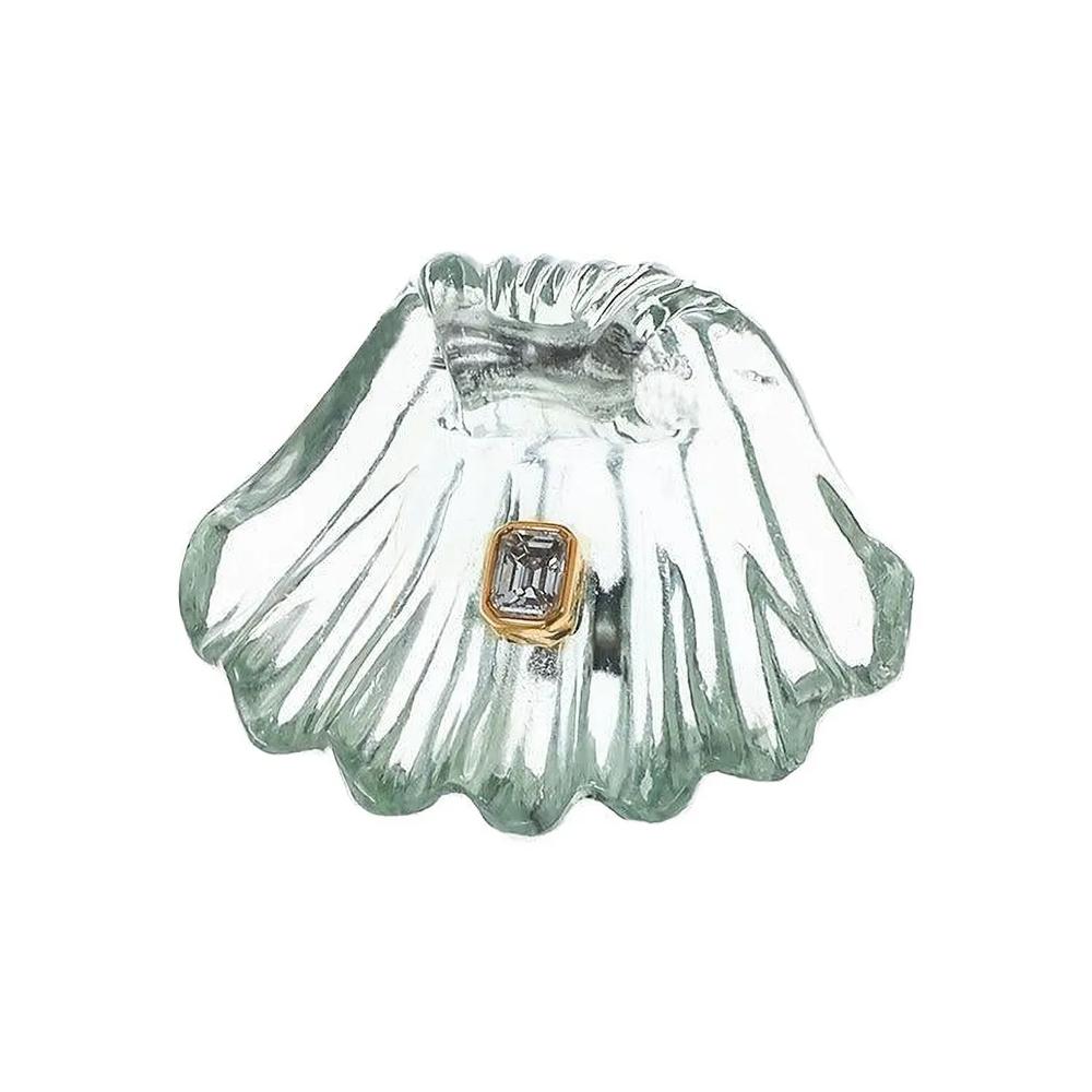 Колье Shell Charm из розового золота 1