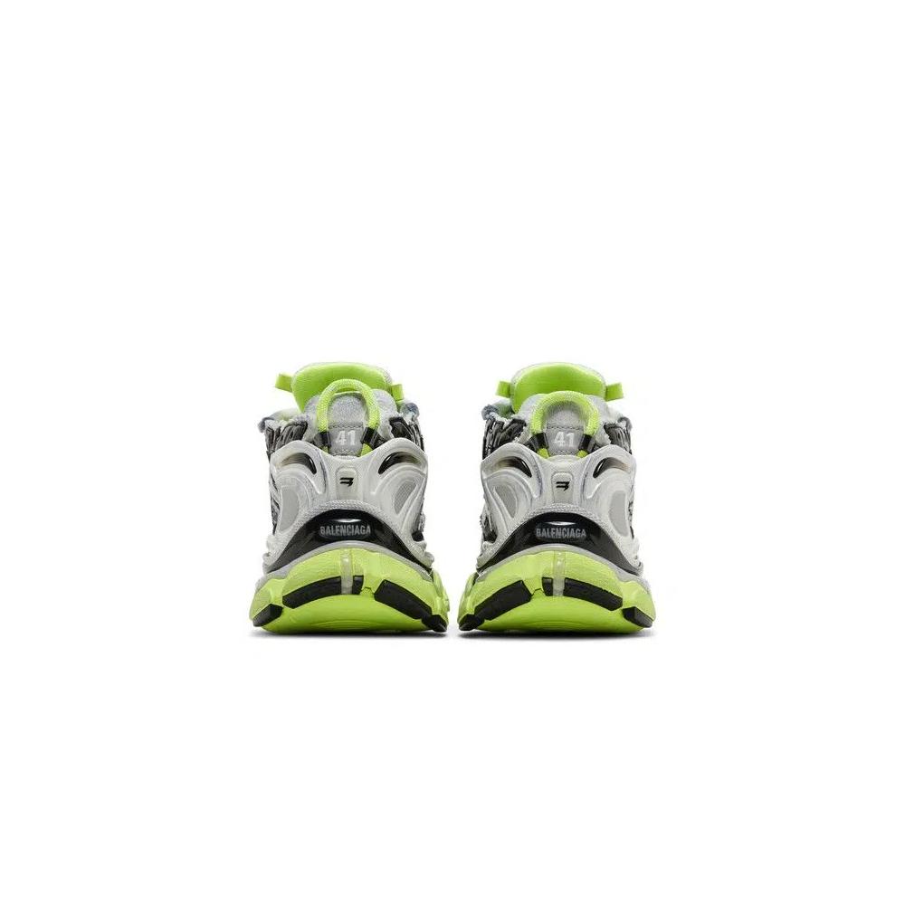 Кроссовки Balenciaga Runner Sneaker «White Fluo Yellow» 6