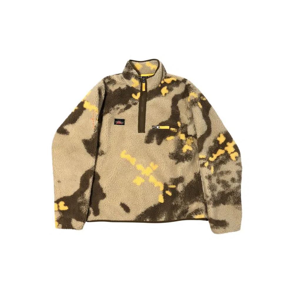 Полузастежка Cactus Jack by Travis Scott Half-Zip Sherpa Pullover 'Cream' 1