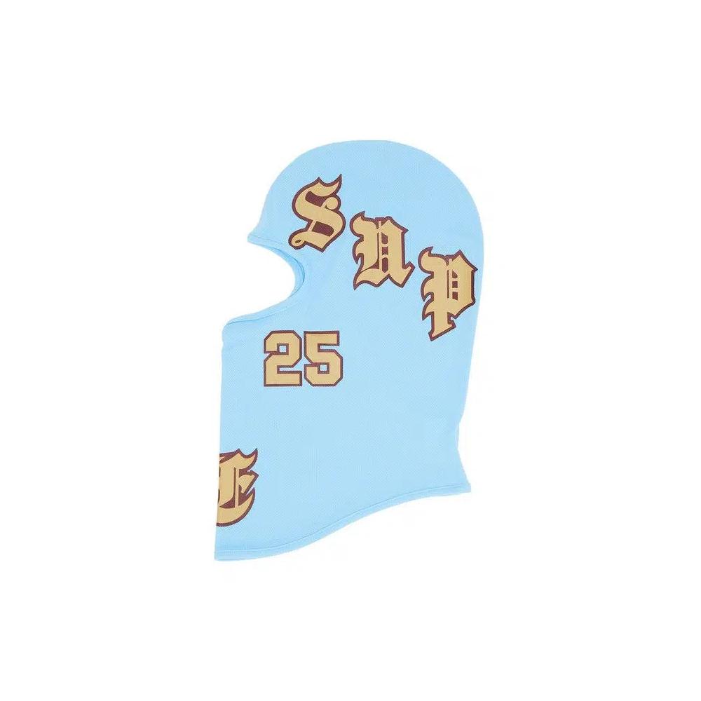 Балаклавы Supreme Old English Lightweight Balaclava 'Light Blue' 1