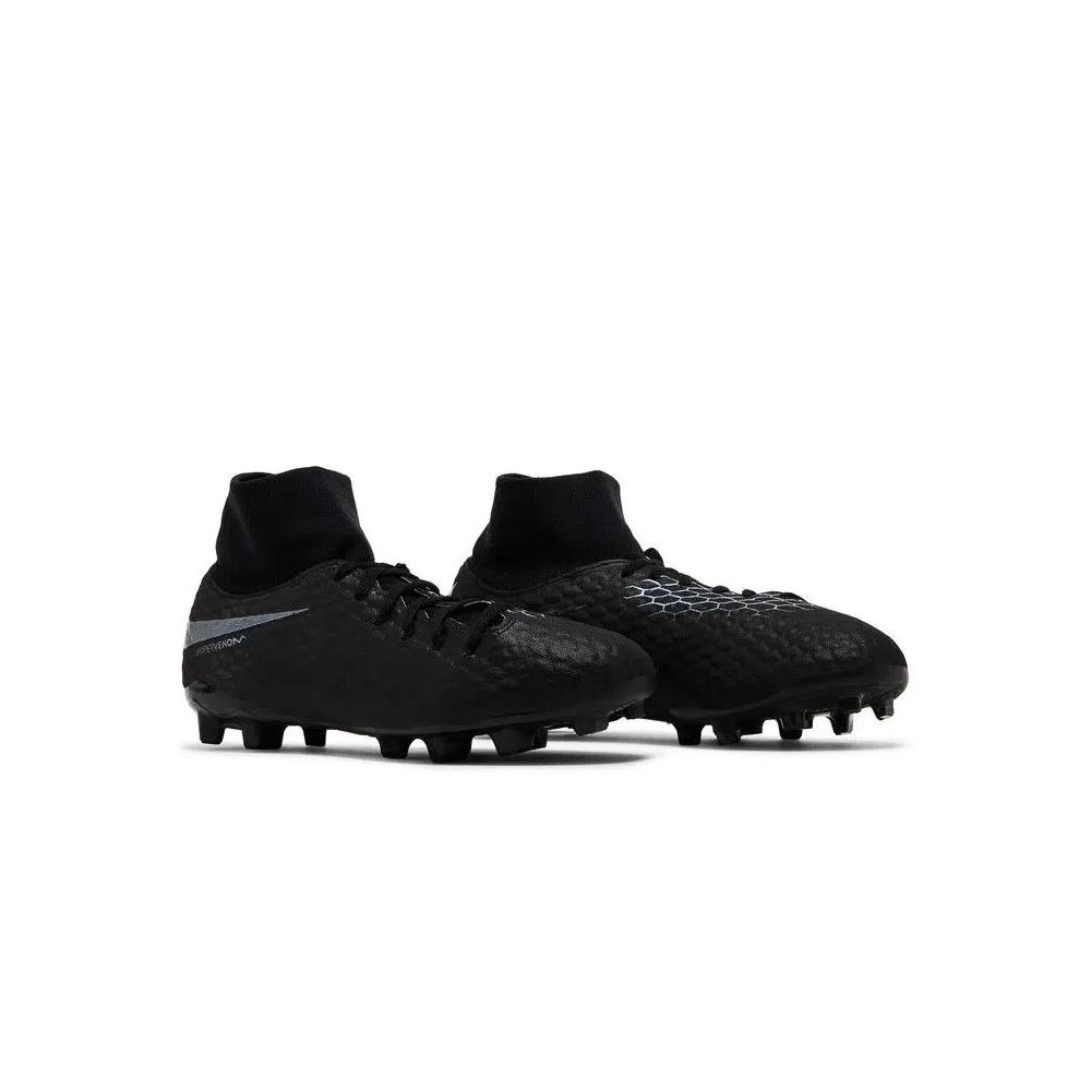Бутсы Nike Hypervenom 3 Academy DF FG GS «Black» 8