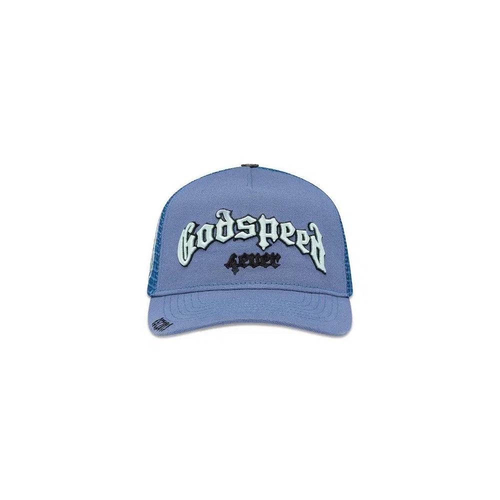 Кепки-дальнобойщики Godspeed Forever Trucker Hat «Triple Blue» 1