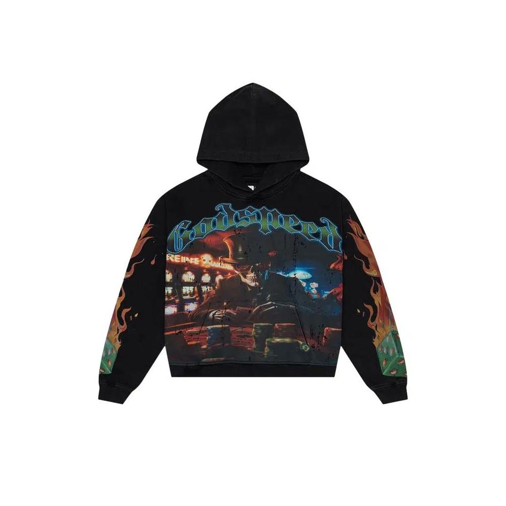 Верх Godspeed L.A.G Hoodie 'Black Wash' 2
