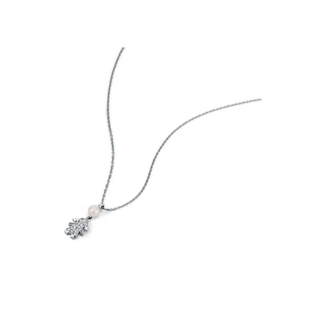 Morellato Коллекция Perla 38+4 см Женское серебряное колье 925 пробы SAER45 6