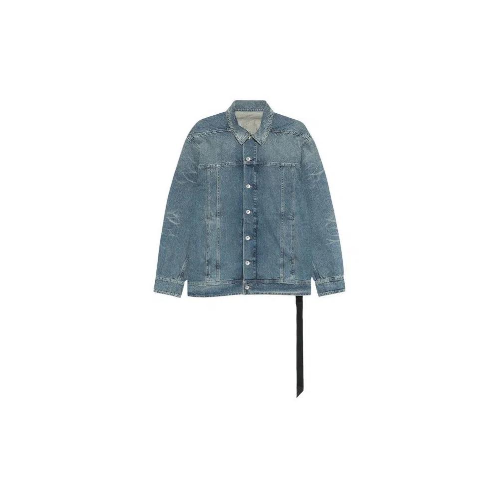 Джинсовые куртки Rick Owens DRKSHDW Jumbo Denim Jacket 'Washed Indigo' 1
