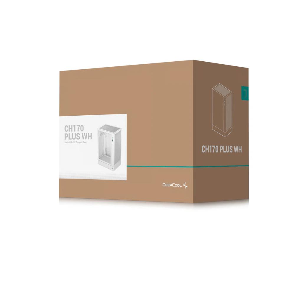 DEEPCOOL CH170 PLUS Micro-ATX корпус - White белый 11