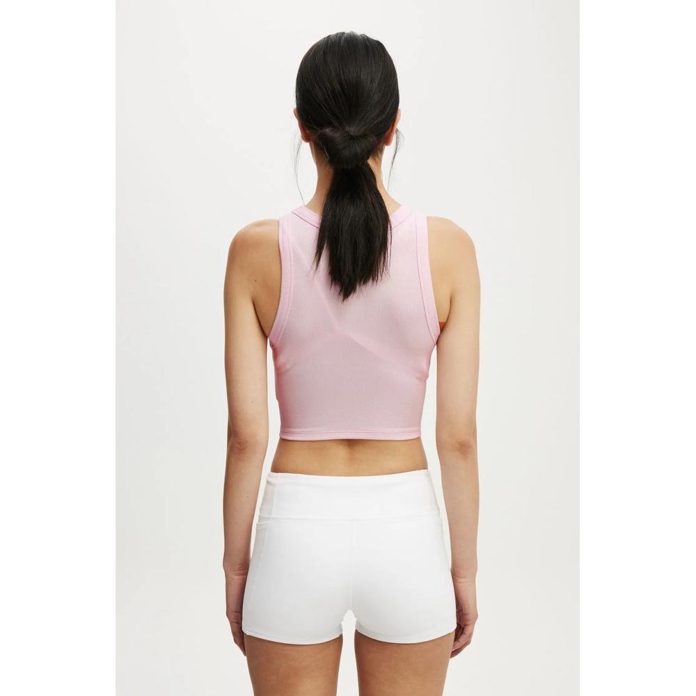 Active Rib Curved Hem Топ-майка 2