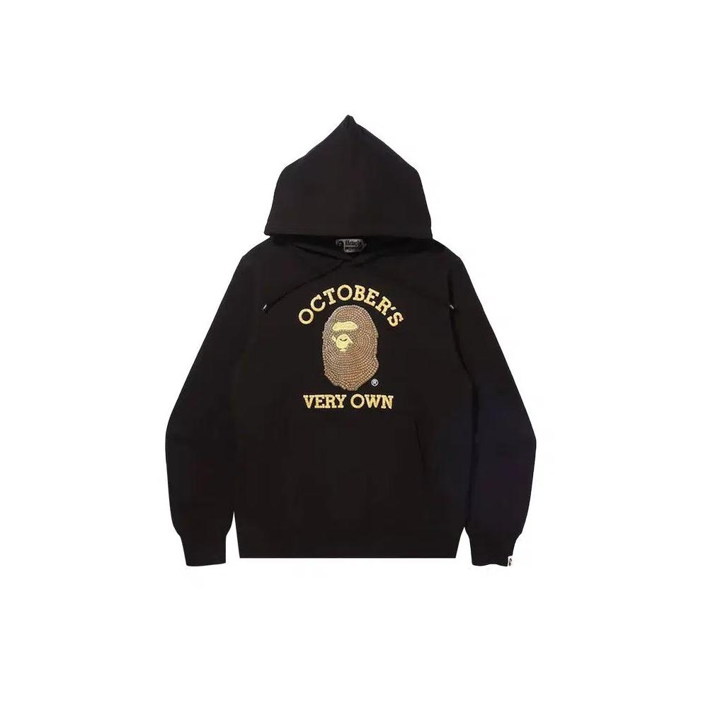 Худи BAPE x OVO Pullover Hoodie 'Черный' 1