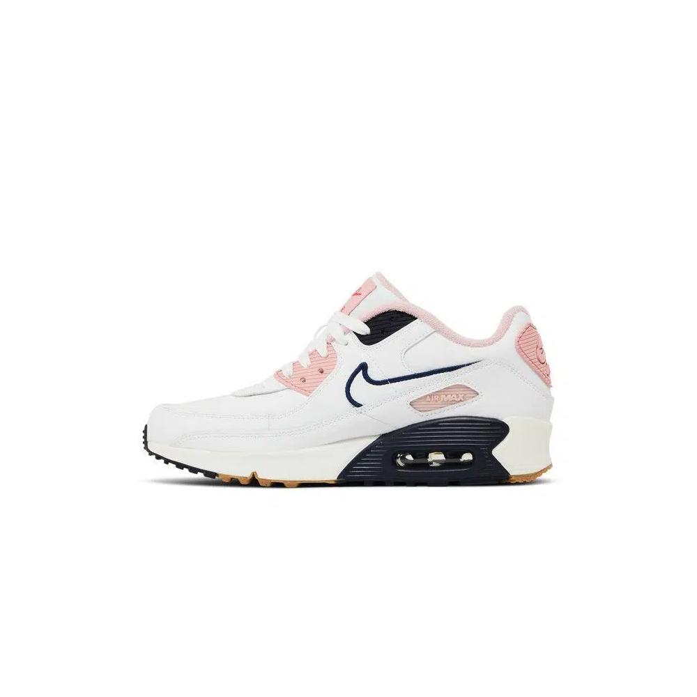 Кроссовки Nike Air Max 90 Leather SE GS 'White Pink Glaze' 3