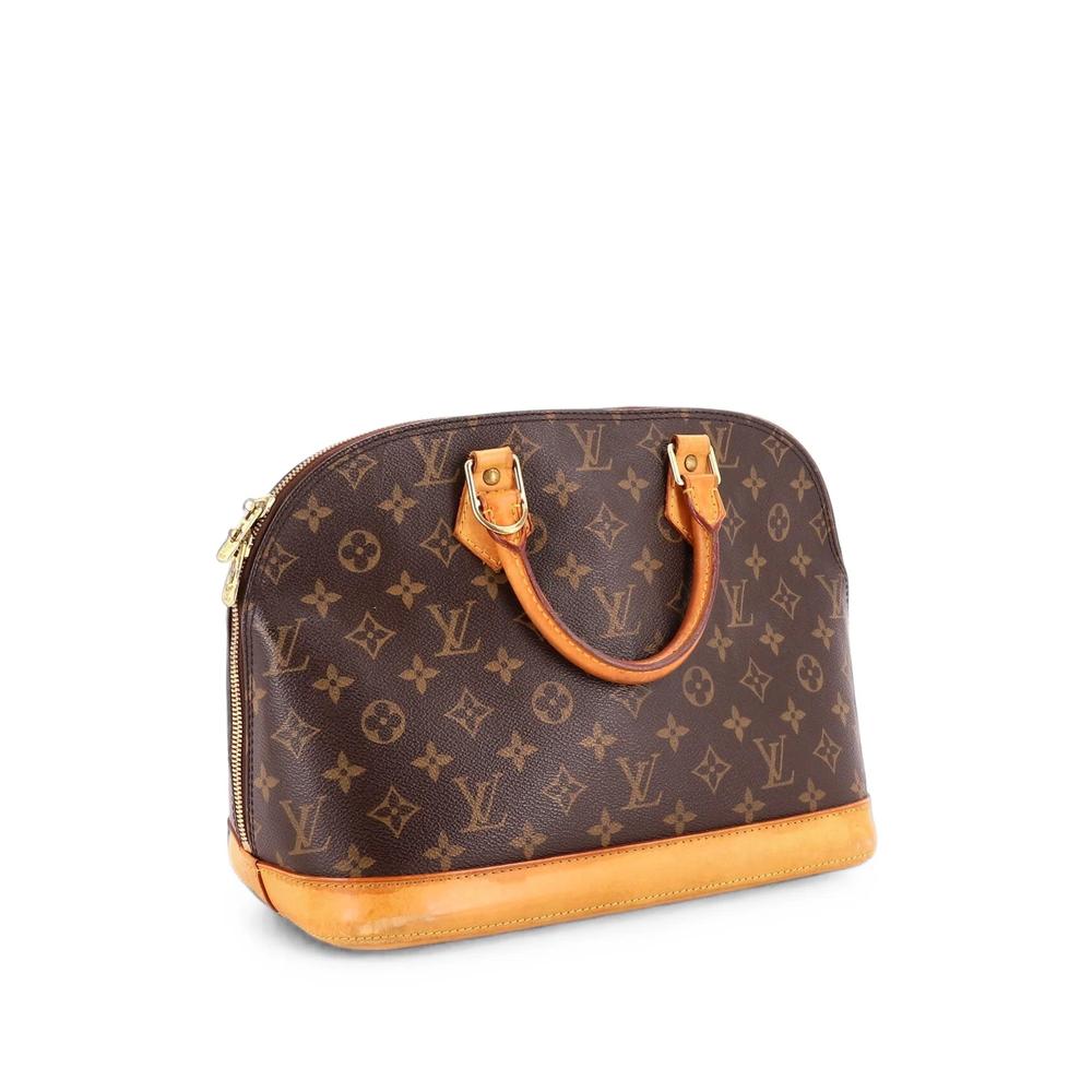 Vintage Alma Handbag Monogram Canvas PM satchel 2