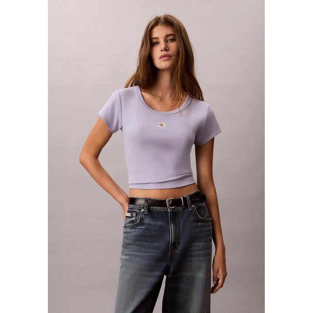 Ребристая футболка - Calvin Klein Jeans 1