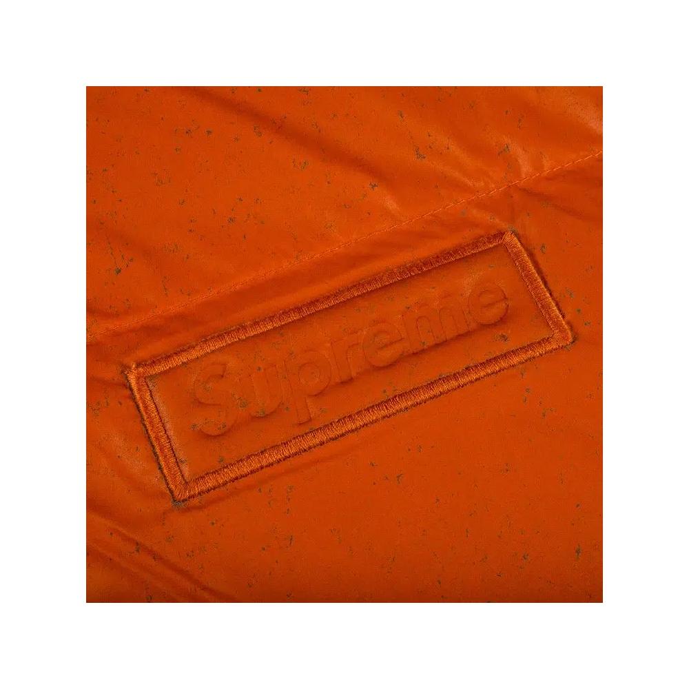 Пуховики Supreme Reflective Speckled Down Jacket «Orange» 3