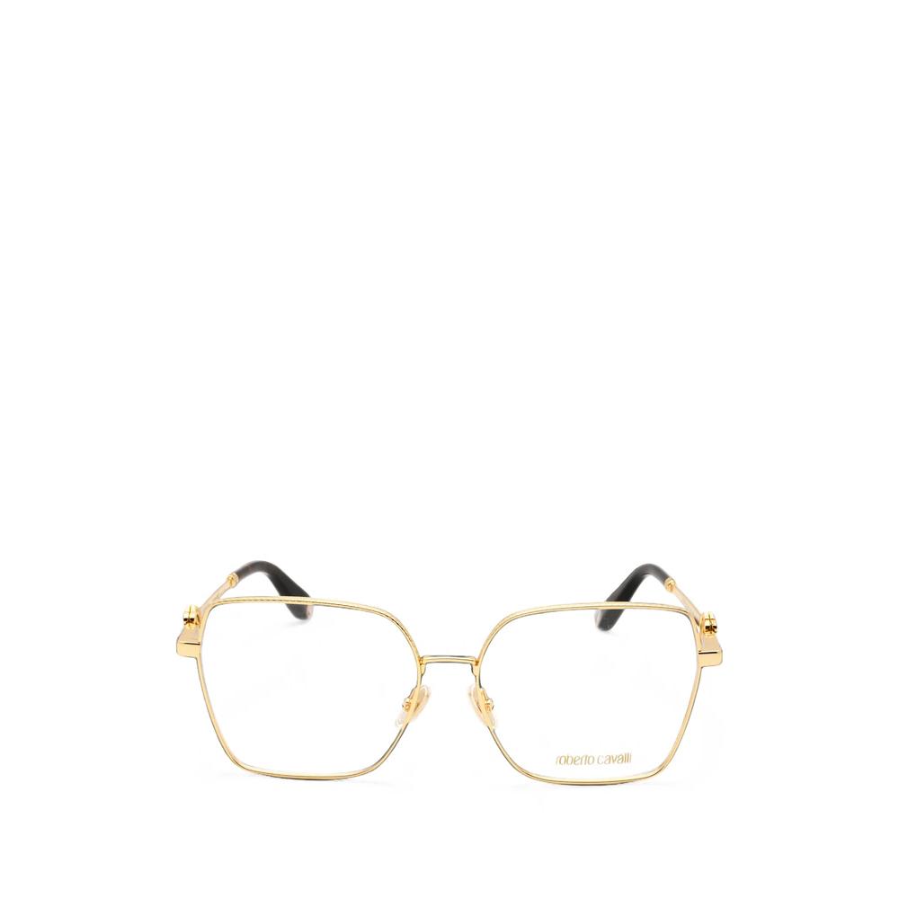 logo-plaque geometric-frame glasses 1