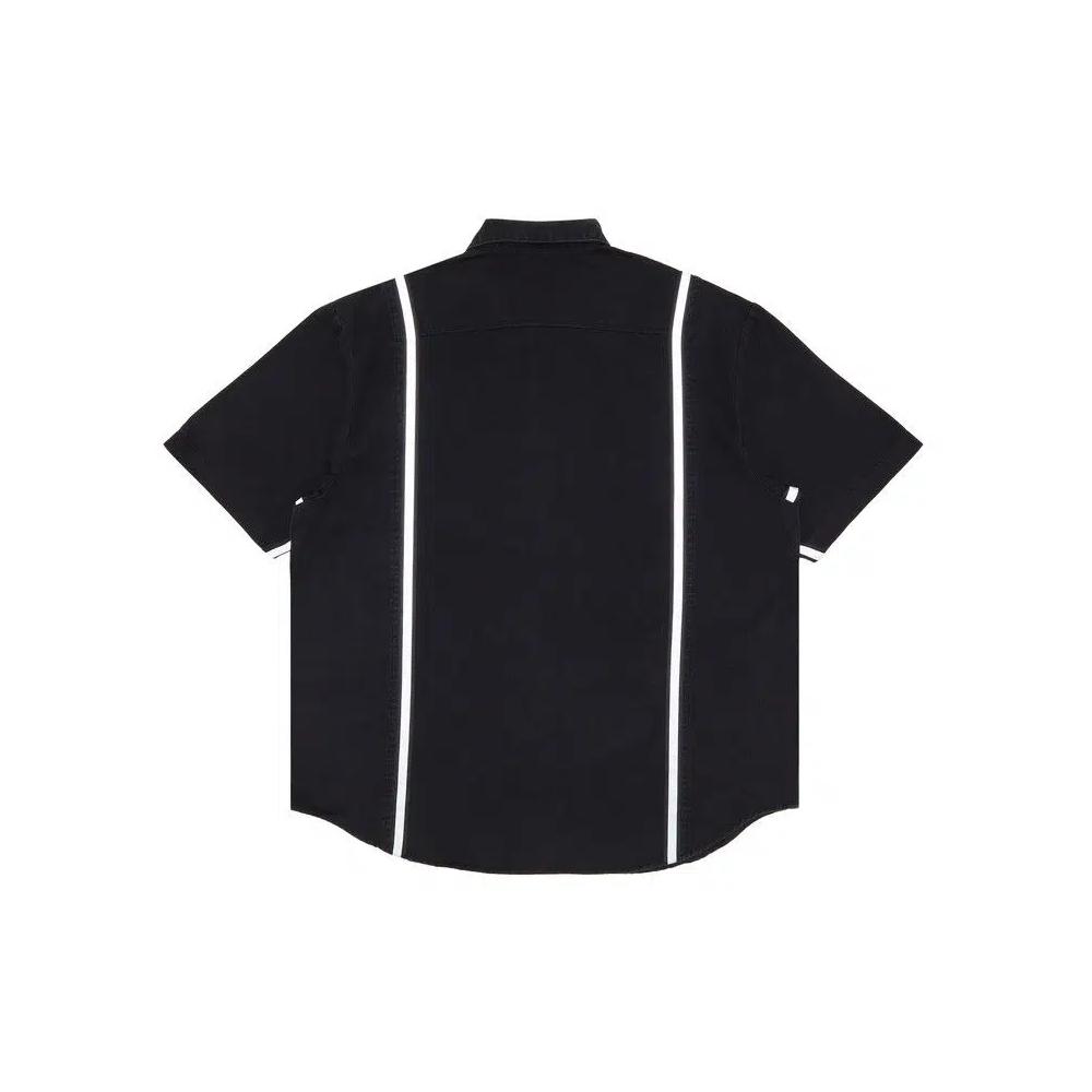 Овершерты Supreme Reflective Stripe Short-Sleeve Work Shirt 'Черный' 2