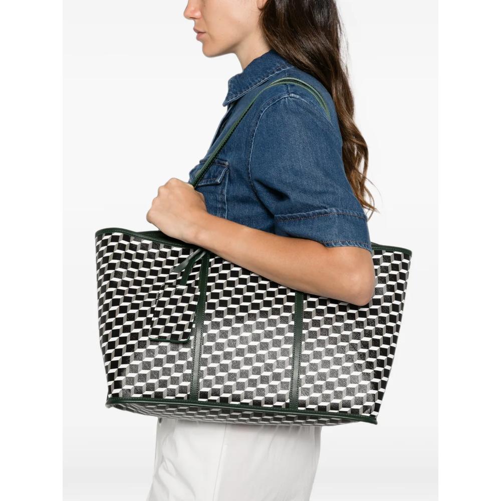 geometric-pattern tote bag 2