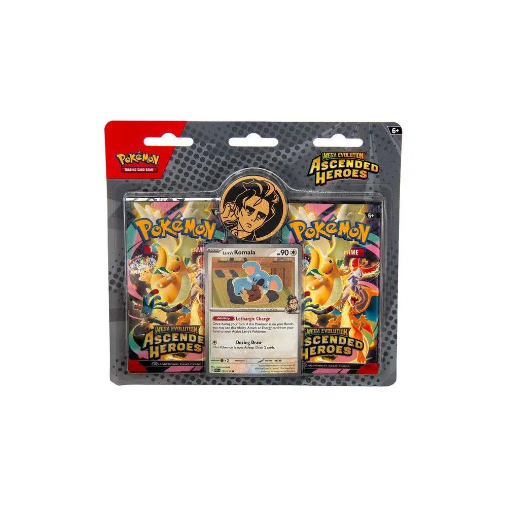 Коллекционные карточки Pokémon Mega Evolution: Ascended Heroes 2-Pack Blister 'Larry' 2