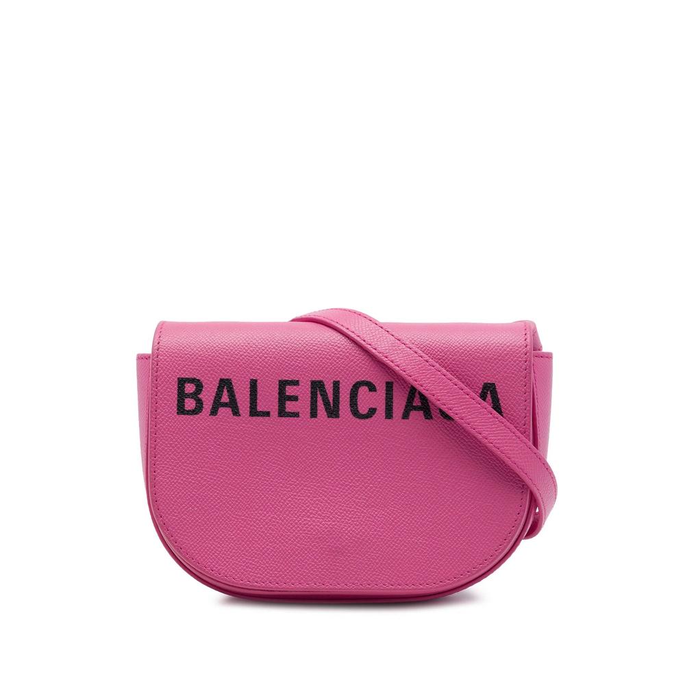 2019 Grained Calfskin Logo Ville Day XS crossbody bag 1