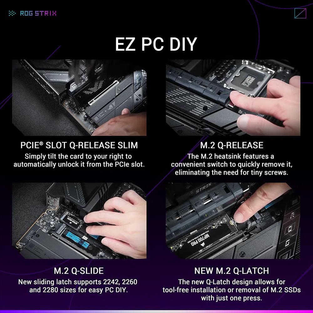 ASUS ROG STRIX Z890-E GAMING WIFI ATX материнская плата (DDR5) 5