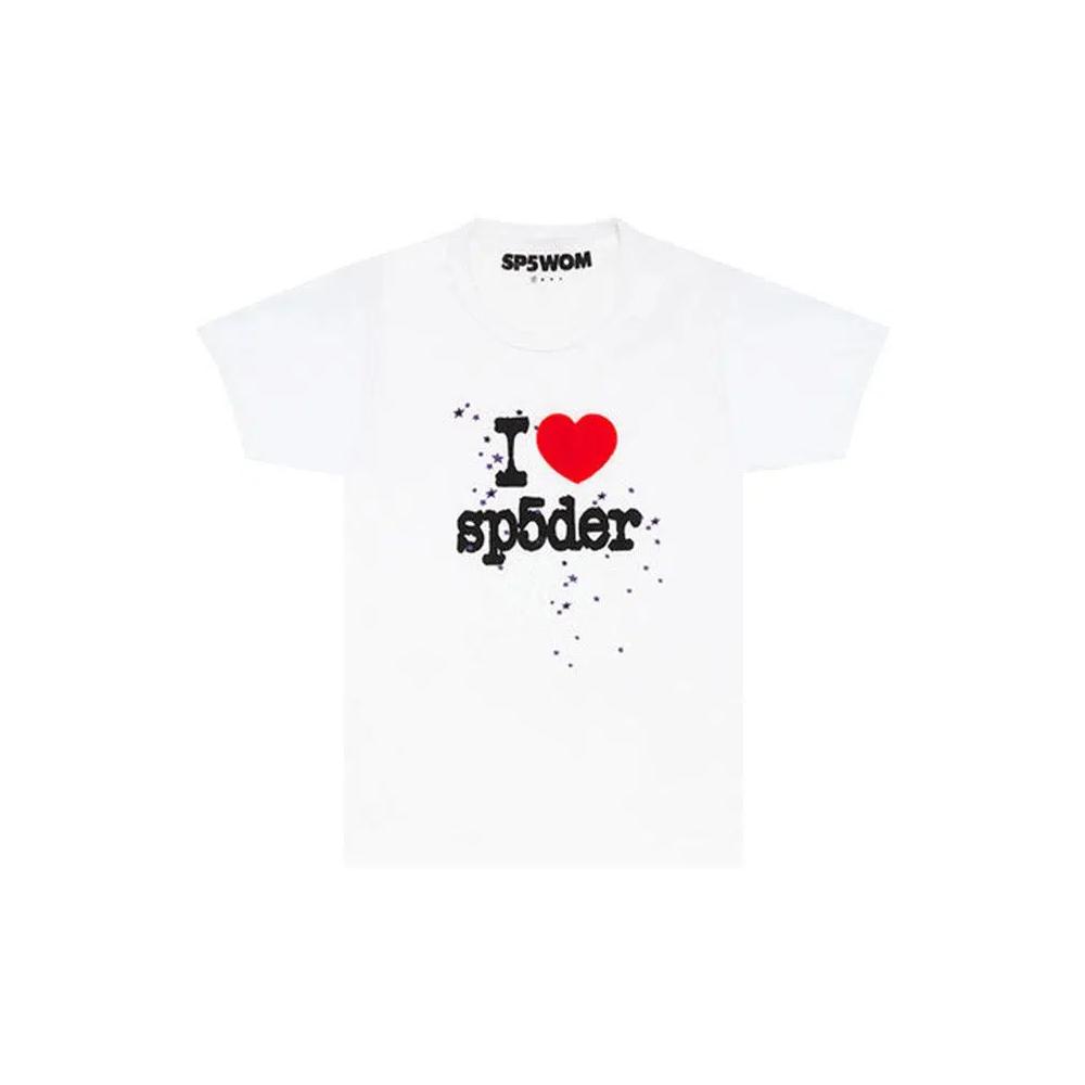 Футболки Sp5der I Heart Sp5Der Baby Tee 'White' 1