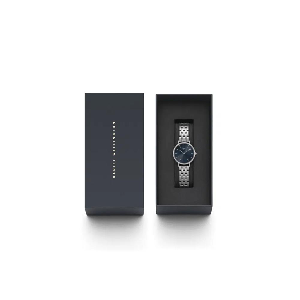 Petite 28mm Bezel 5-link Arctic Silver Sunray - Женские повседневные часы DW, модные женские часы из нержавеющей стали 3