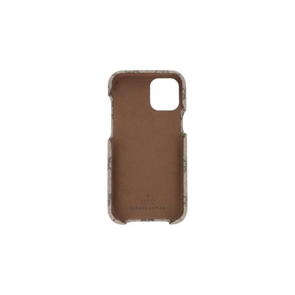 Чехлы и держатели для телефонов Gucci GG Supreme iPhone 12 Mini Case «Тан» 2