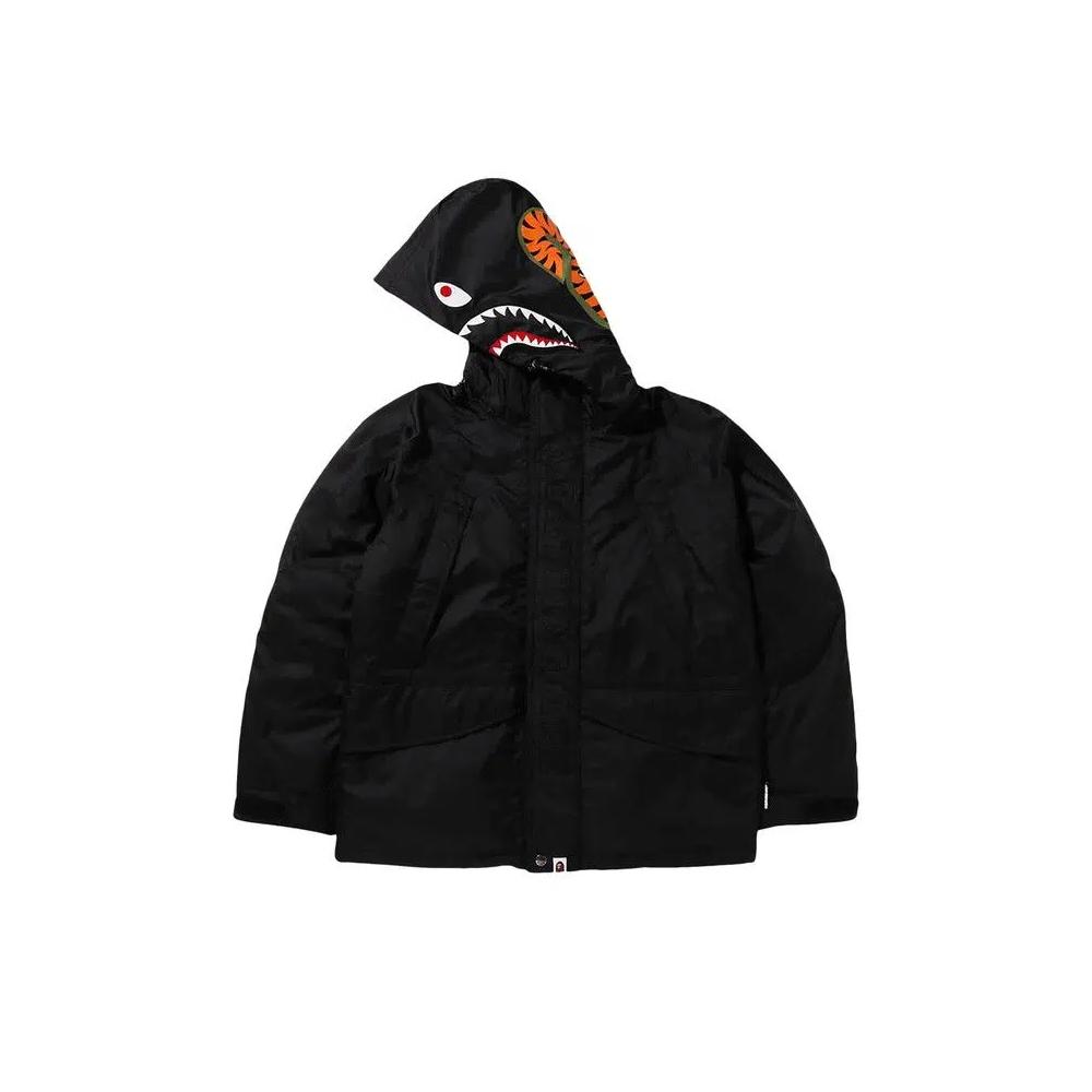 Пуховики BAPE Shark Snowboard Down Jacket 'Black' 1