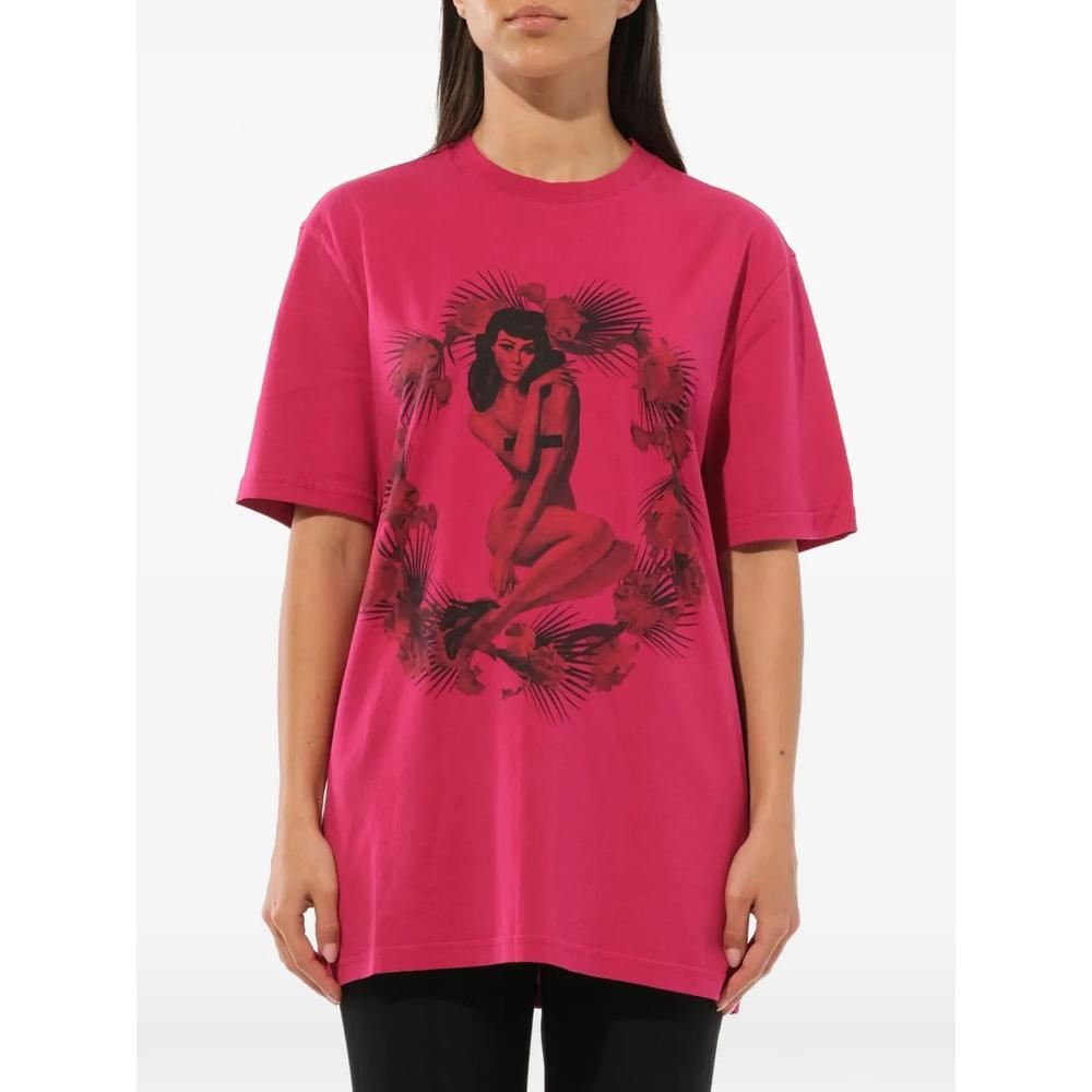 pin-up print T-shirt 1