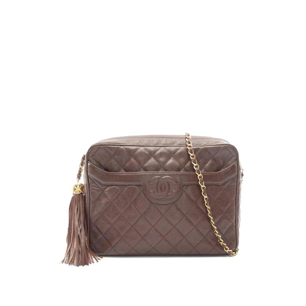 Сумка через плечо CC Quilted Caviar Tassel Camera Bag (1991-1994 годы) 1
