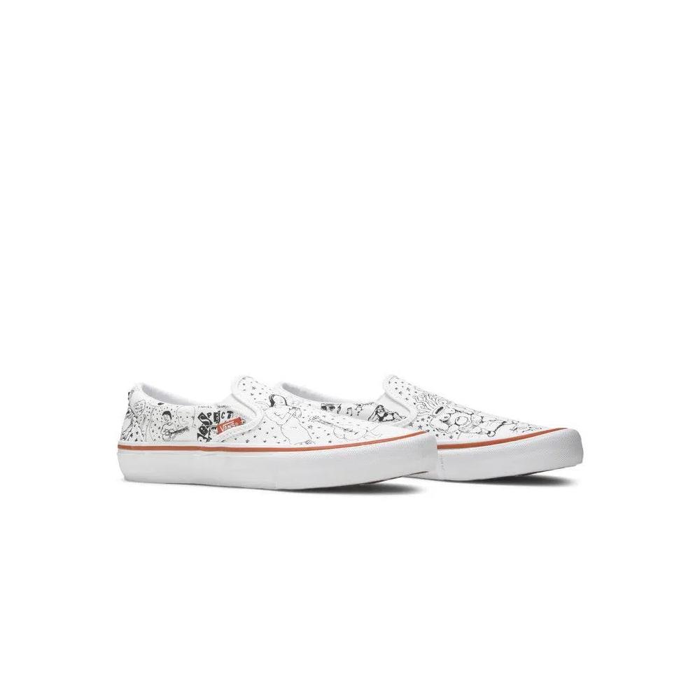 Слипоны No-Comply x Daniel Johnston x Vans Slip-On Pro 'Doodles' 8