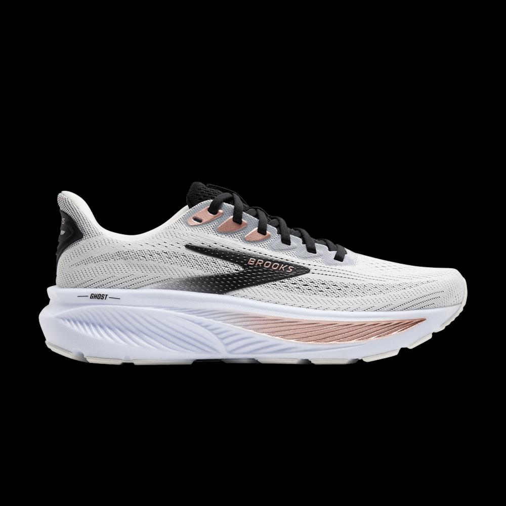 Кроссовки Brooks Wmns Ghost 17 «White Black Rose Gold» 1