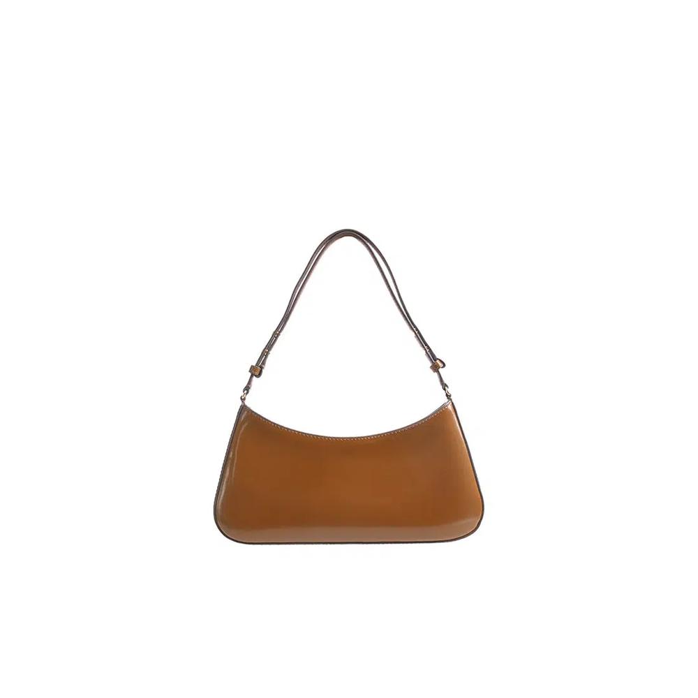 Tory Burch Emerson Patent Shoulder Bag цвета Rich Walnut 165955 2
