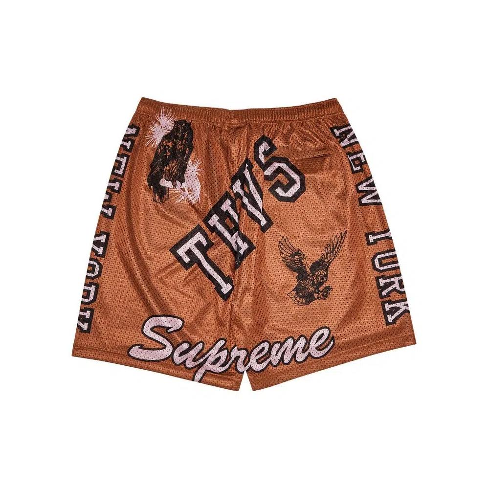 Шорты Supreme Varsity Mesh шорты 'Rust' 2