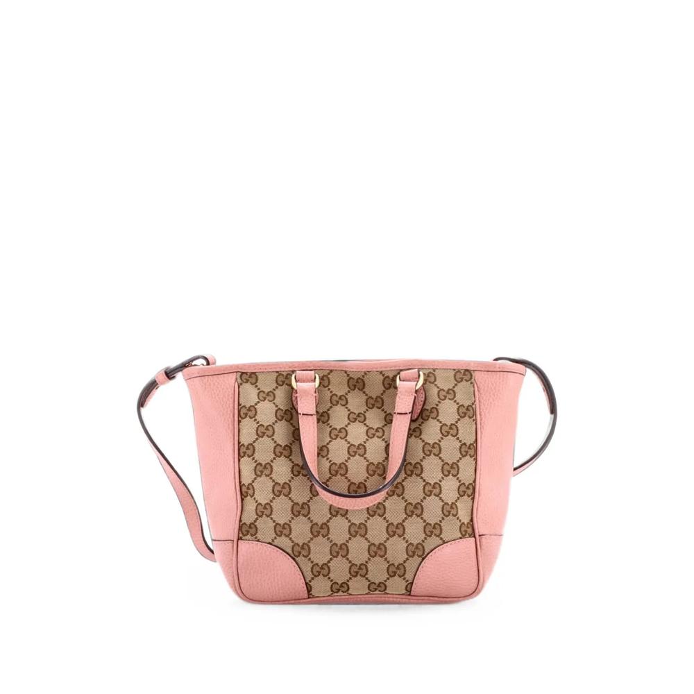 Маленькая сумка-тоут Bree GG Canvas with Leather 2