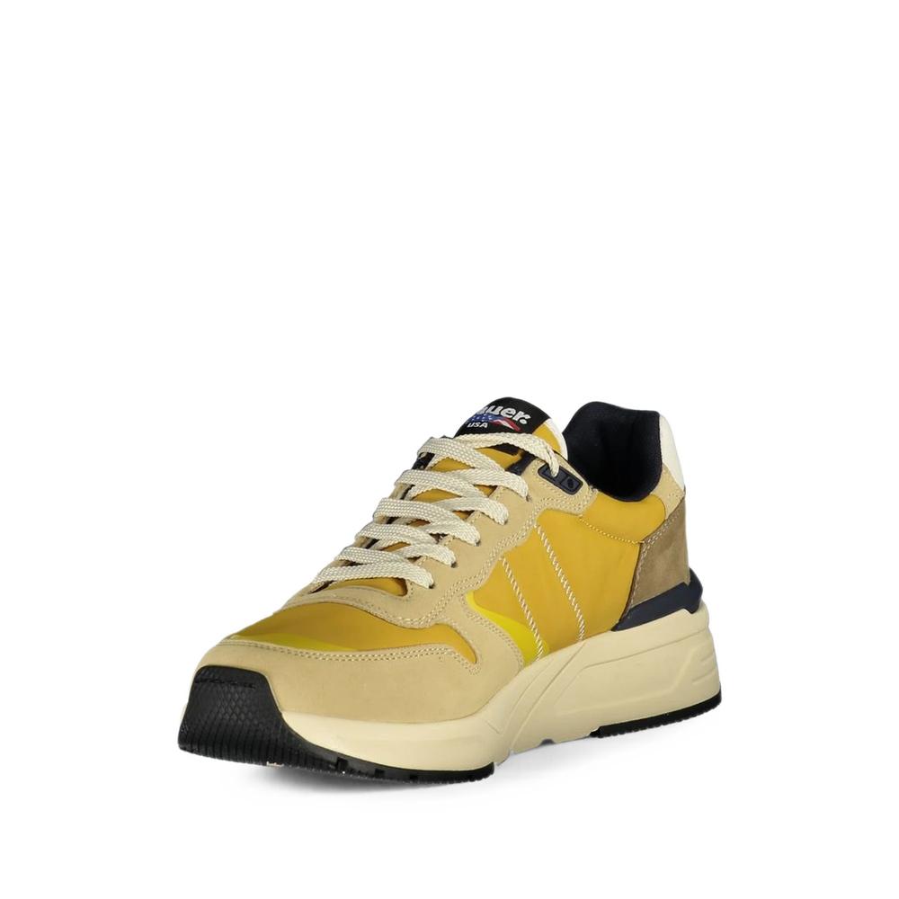lace-up panelled sneakers 3