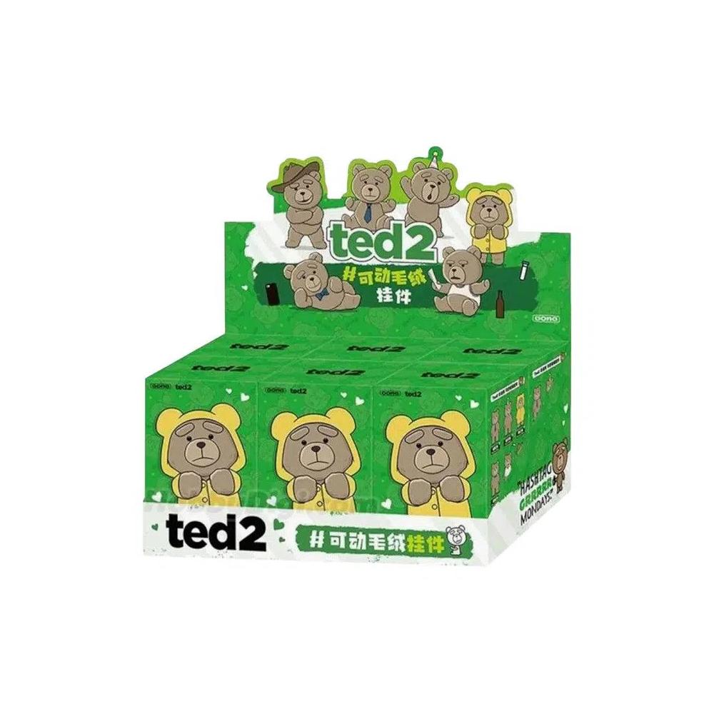 Мягкие игрушки Pop Mart Ted2 Teddy Bear Action Plush Pendant Series Sealed Whole Set 'Mystery' (6 слепых коробок) 1