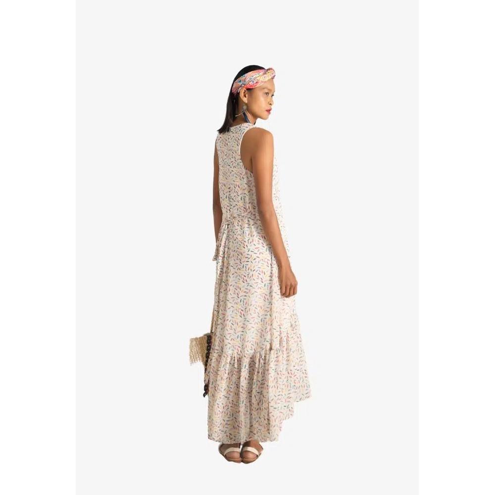 New Linen New Horizon Макси-платье из шифона 3