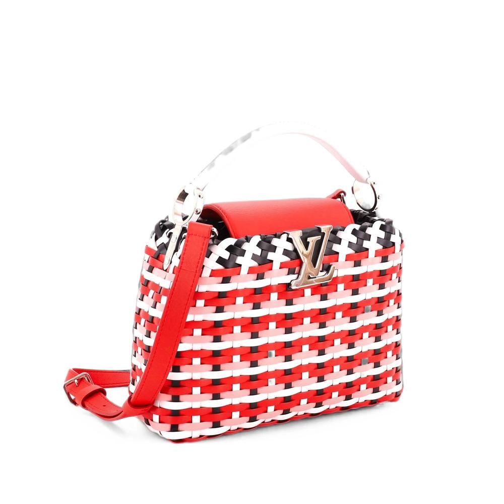 Capucines Guinguette Bag Braided Leather BB shoulder bag 1