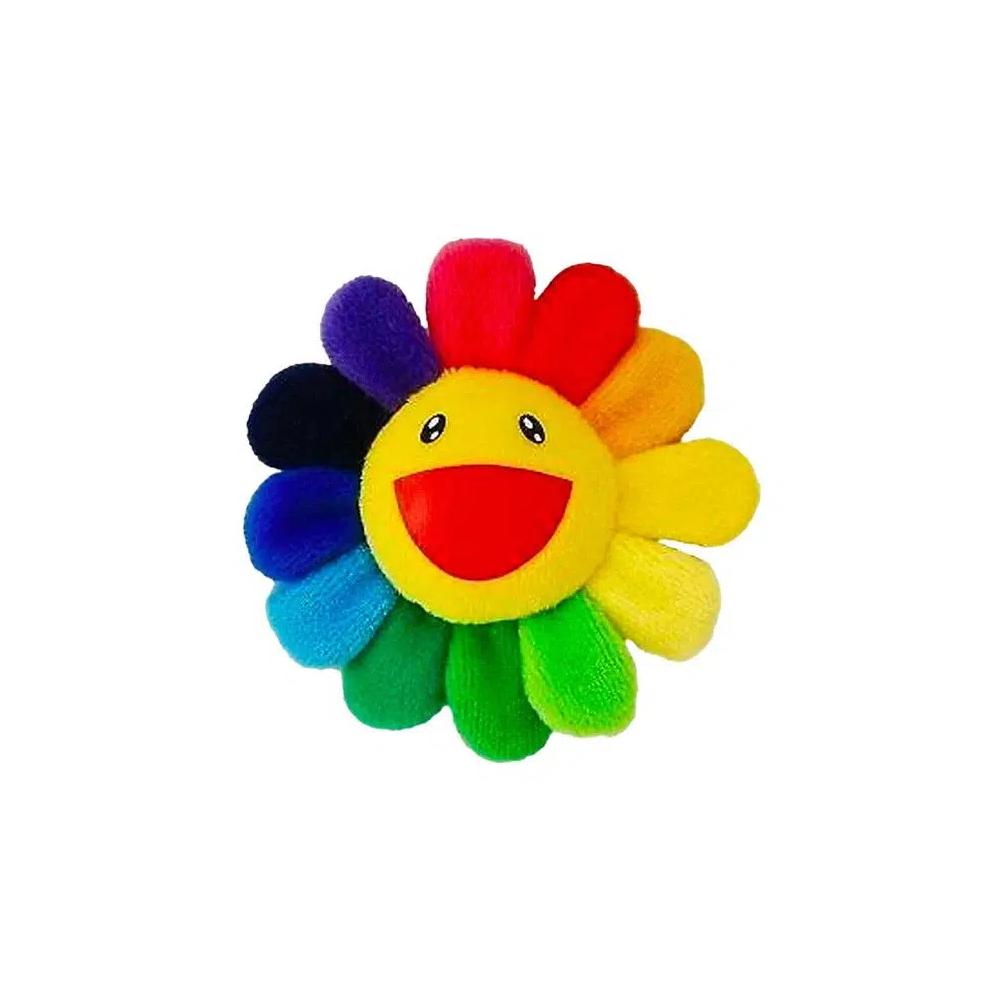 Плюшевые игрушки Takashi Murakami Flower Plush Pin «Радуга/Жёлтый» 1