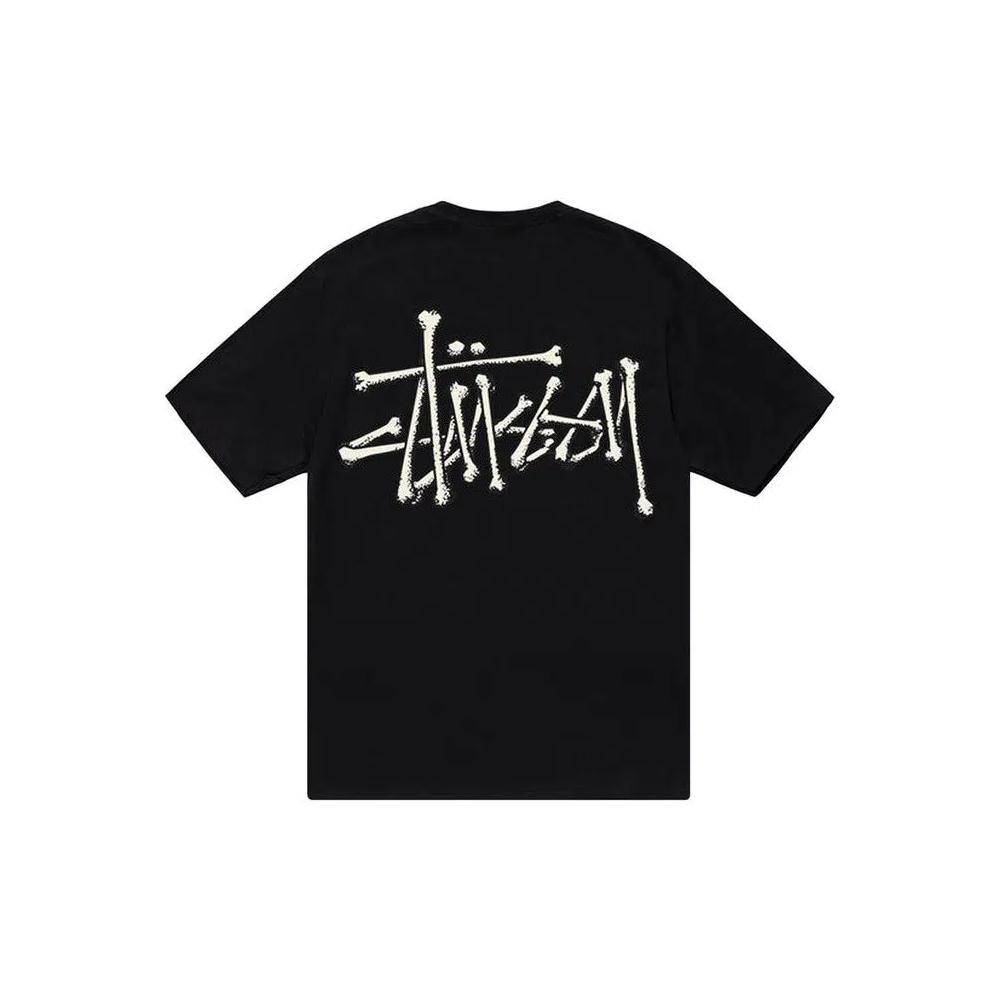 Футболки Stussy Bones Stock Tee 'Black' 2