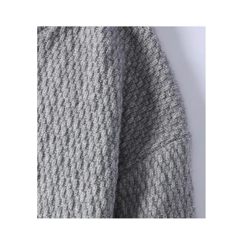 Классический вязаный свитер Grain Knit AY-H23937 5