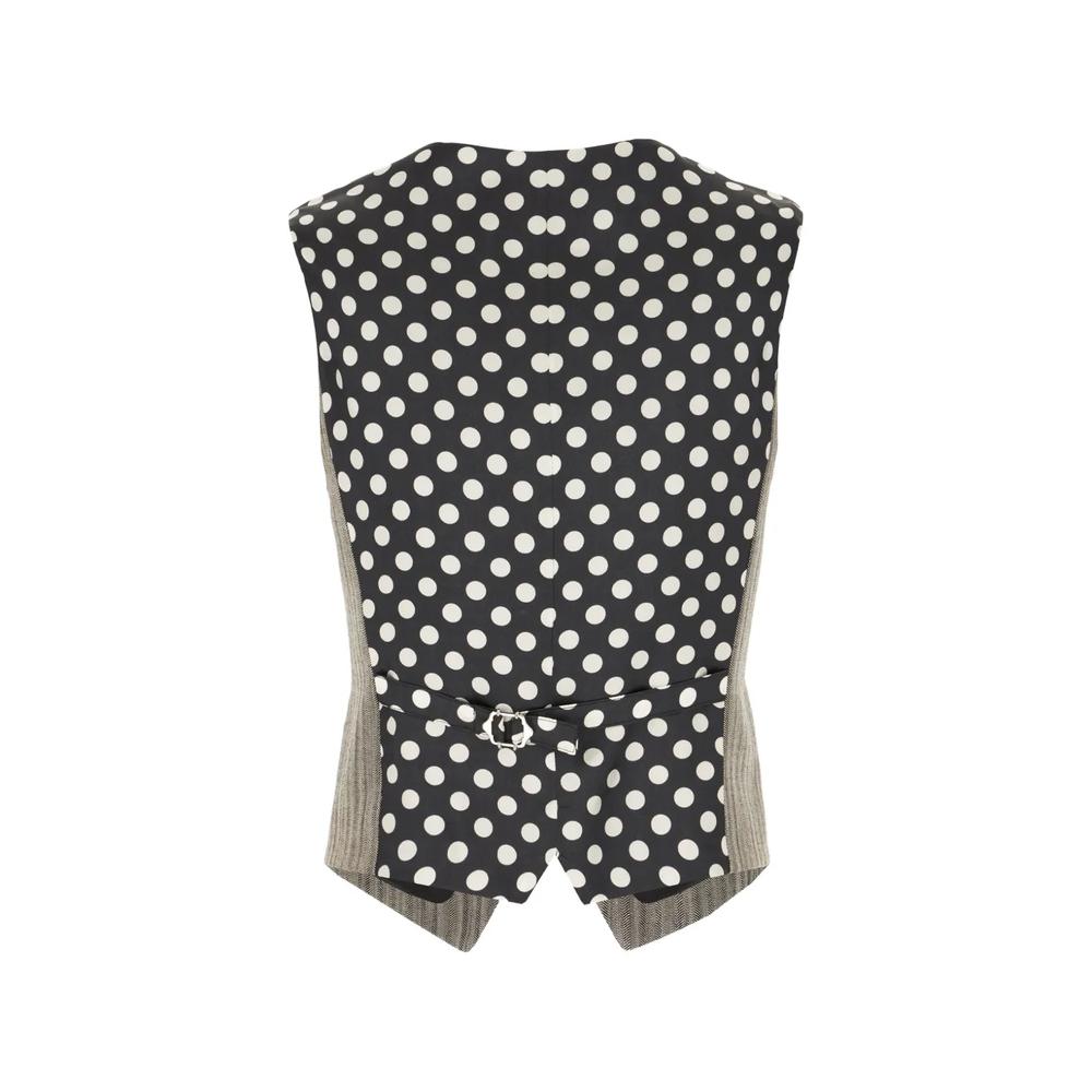 herringbone waistcoat with contrast back 2