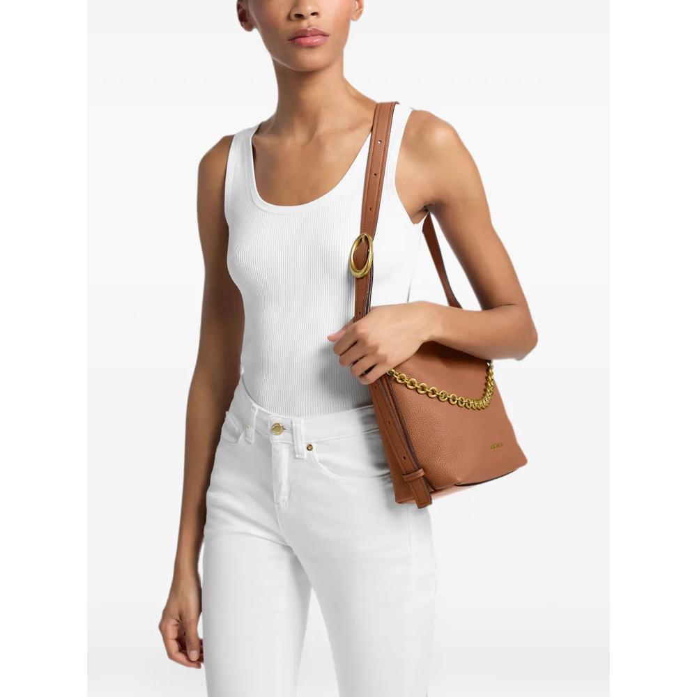 Nolita small pebbled leather bucket tote bag 2