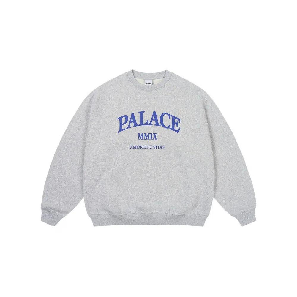 Топы Palace Unitas Oversized Crew 'Серый меланж' 1