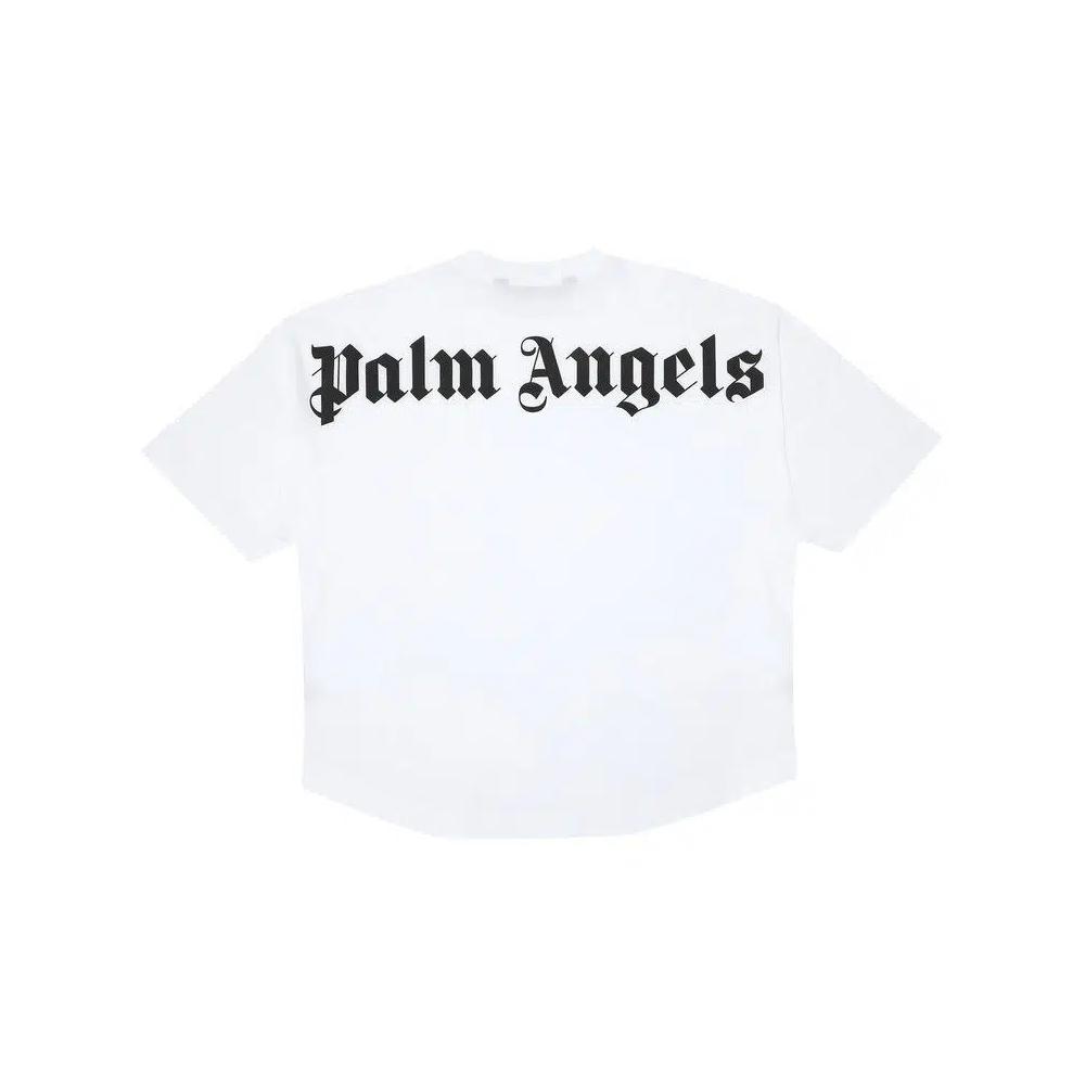Футболка Palm Angels Classic Logo Over Tee 'Белый/Черный' 2